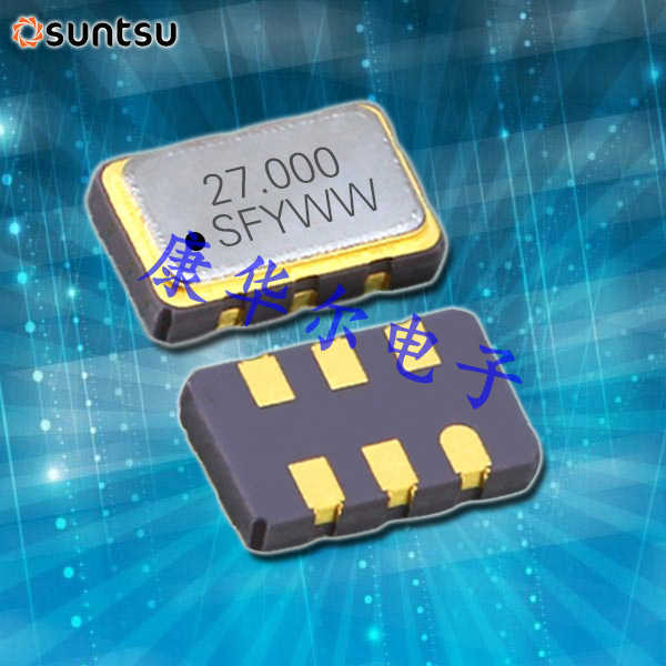 SUNTSU晶振,VCXO晶體振蕩器,SQV53C壓控晶振