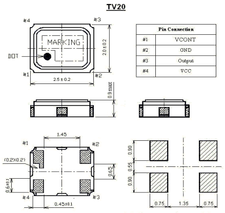 ITTI晶振,TV20晶振,石英晶體振蕩器,TV20S2.5-3085-9-26.000晶振