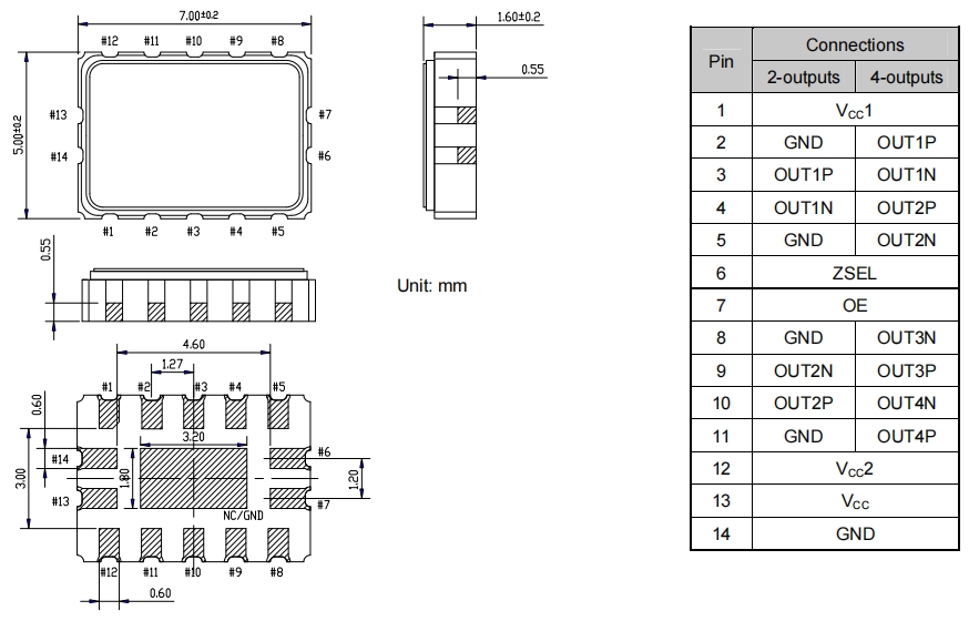MG7050HAN差分振蕩器,X1M0004310004,EPSON晶振,6G無線通信晶振
