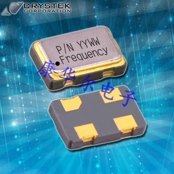 C3291-24.000,Crystek四腳貼片晶振,24MHz,低相位噪聲晶振